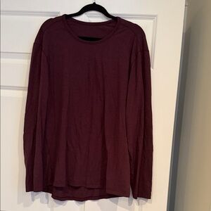 Lululemon Athletica Dark Maroon Long Sleeve Top